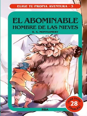 cover image of Elige tu propia aventura 3--El abominable hombre de las nieves